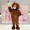 Adult Tiger Mascot Costume Jumpsuit with Mitts Head and Matching Feet
